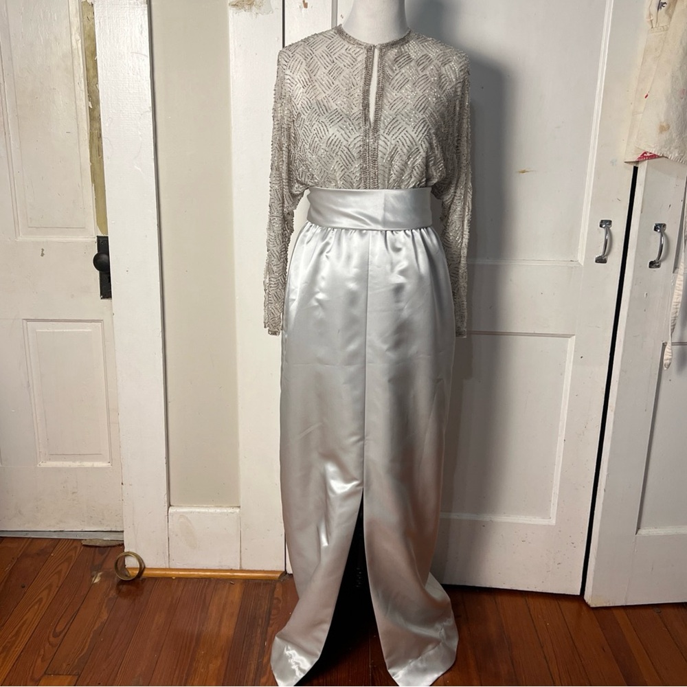 Vintage Victoria Royal LTD " Beaded Sequin Formal Gown Size 10 -Stunning!(Bh)